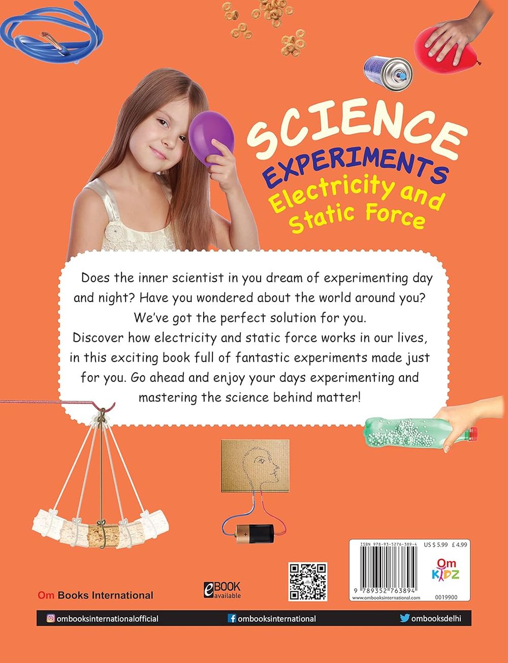 دار أوم للكتب الدولية - تجارب علمية في الكهرباء والقوة الساكنة