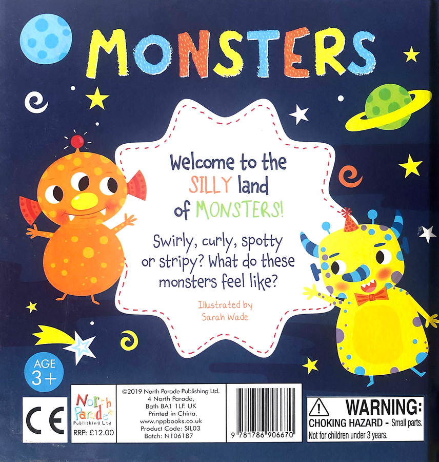 Monsters - Touch And Feel Book