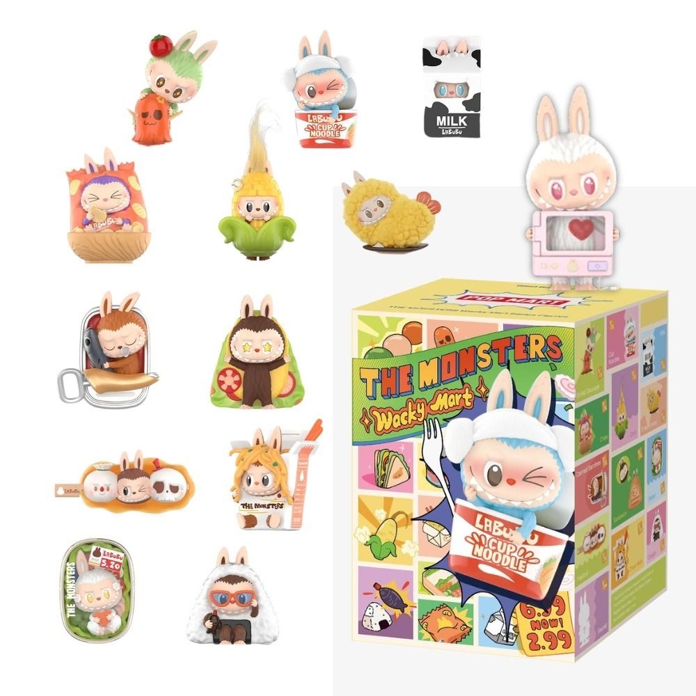 Pop Mart Wacky Mart Series Labubu The Monsters Collectable Toy - Style May Vary - 1 Pc