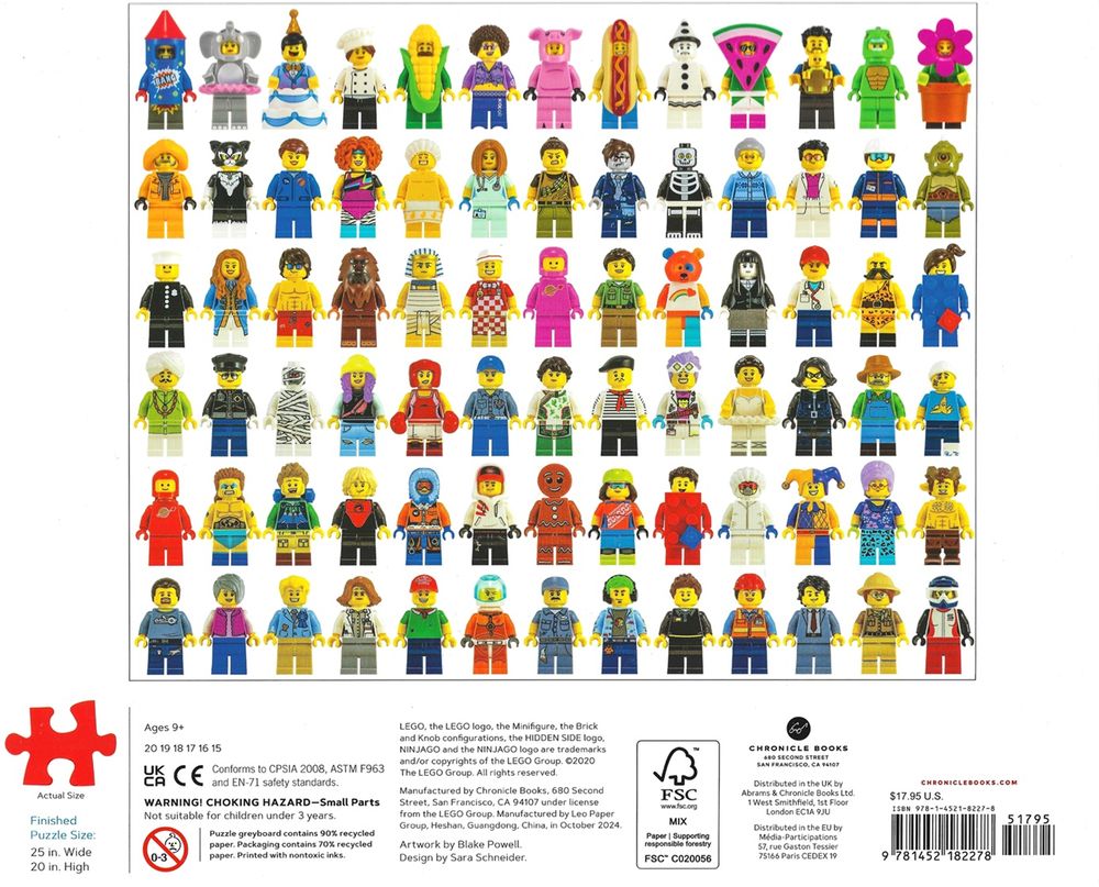 Lego - Minifigure Puzzle - 1000pcs