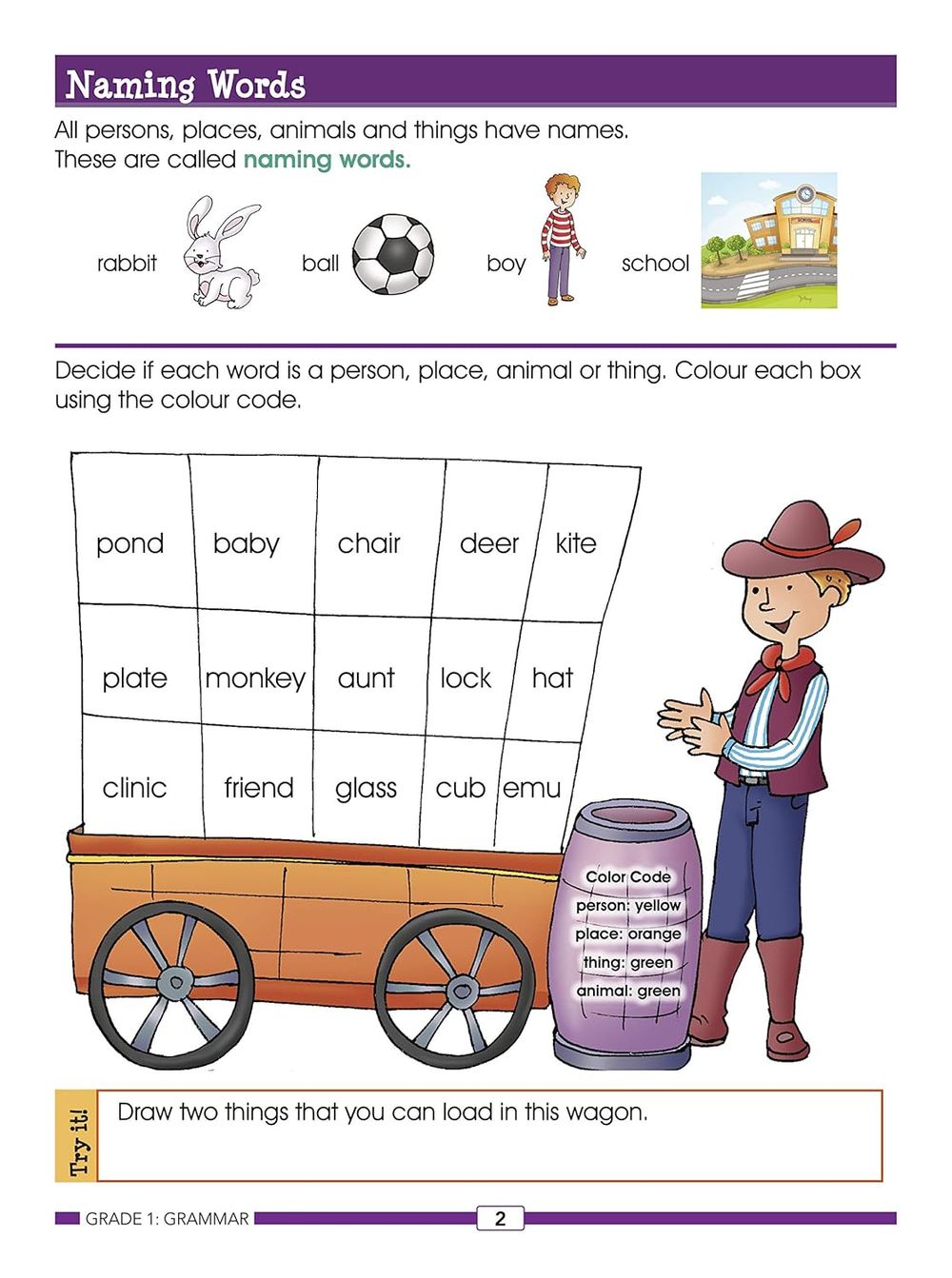 Om Books International - Grade 1 Beginning Grammar