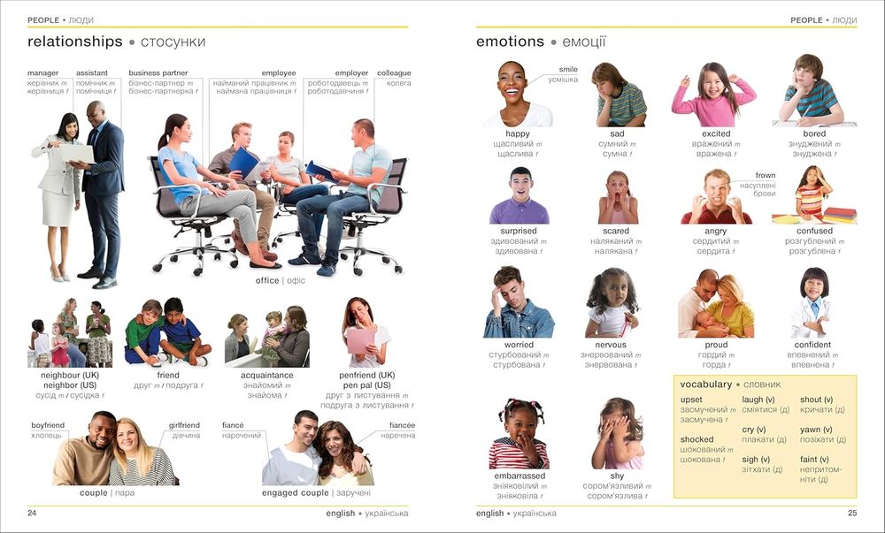 قاموس مصور ثنائي اللغة (أوكراني-إنجليزي)