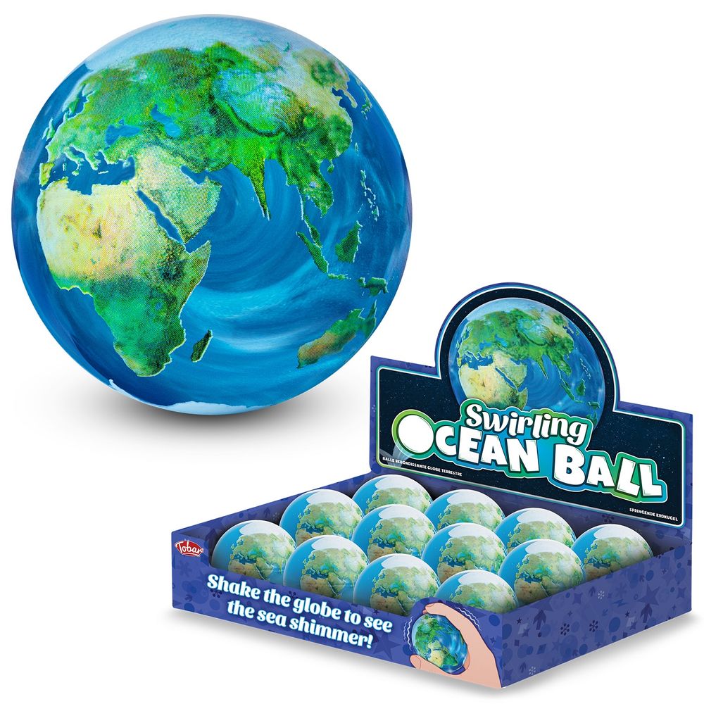 Tobar - Swirling Ocean Globe Ball - 1 Pc