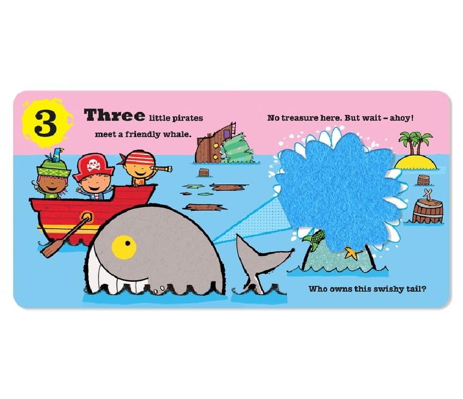 Five Little Pirates: Lift-The-Fap Book