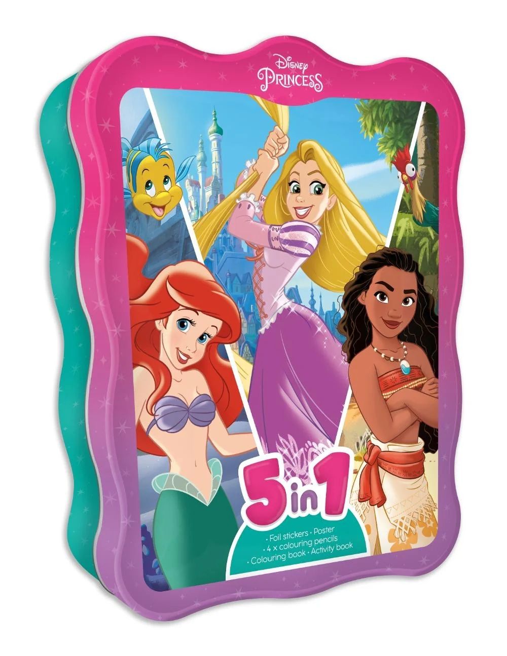 5-In-1 Disney Princess Tin
