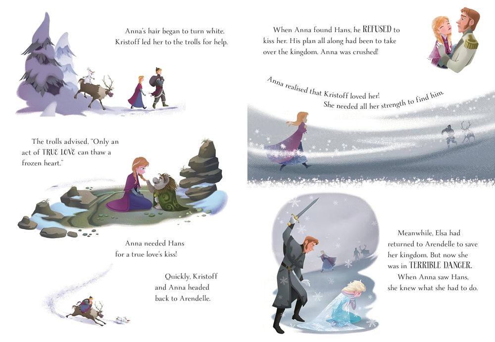 كتاب حكايات ذهبية ديزني فروزن