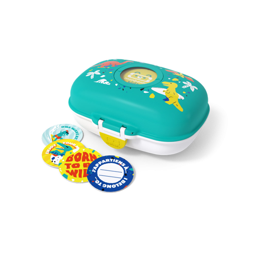 Monbento - Gram Snack Box - Blue Dino