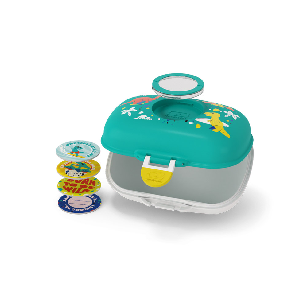 Monbento - Gram Snack Box - Blue Dino