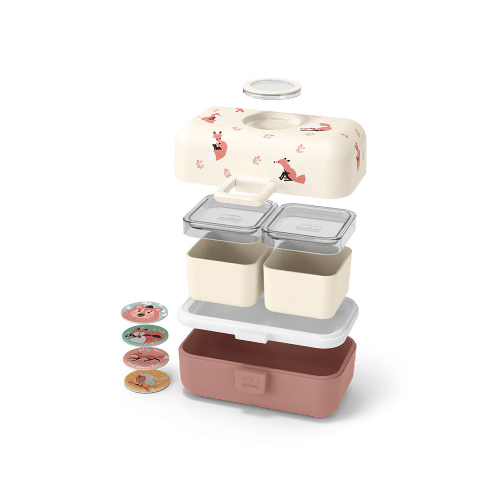 Monbento - Tresor Kids' Bento Box - Cinnamon Fox