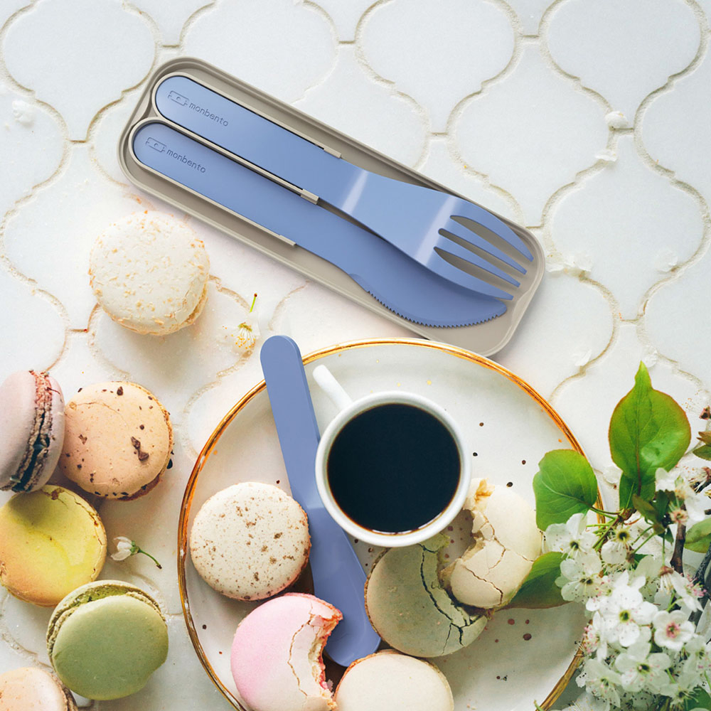 Monbento - Pocket Color Cutlery - Blue Infinity