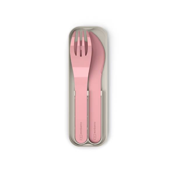 Monbento - Pocket Color Cutlery - Pink Blush