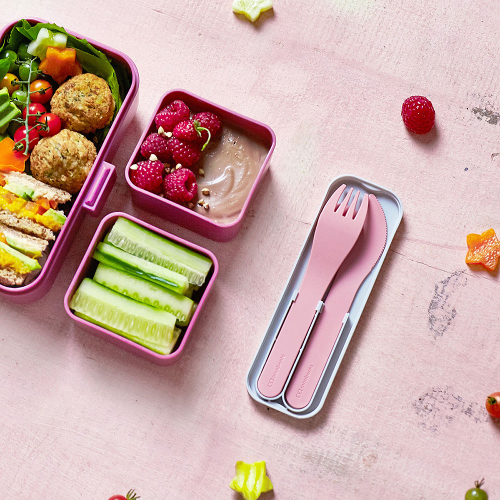 Monbento - Pocket Color Cutlery - Pink Blush