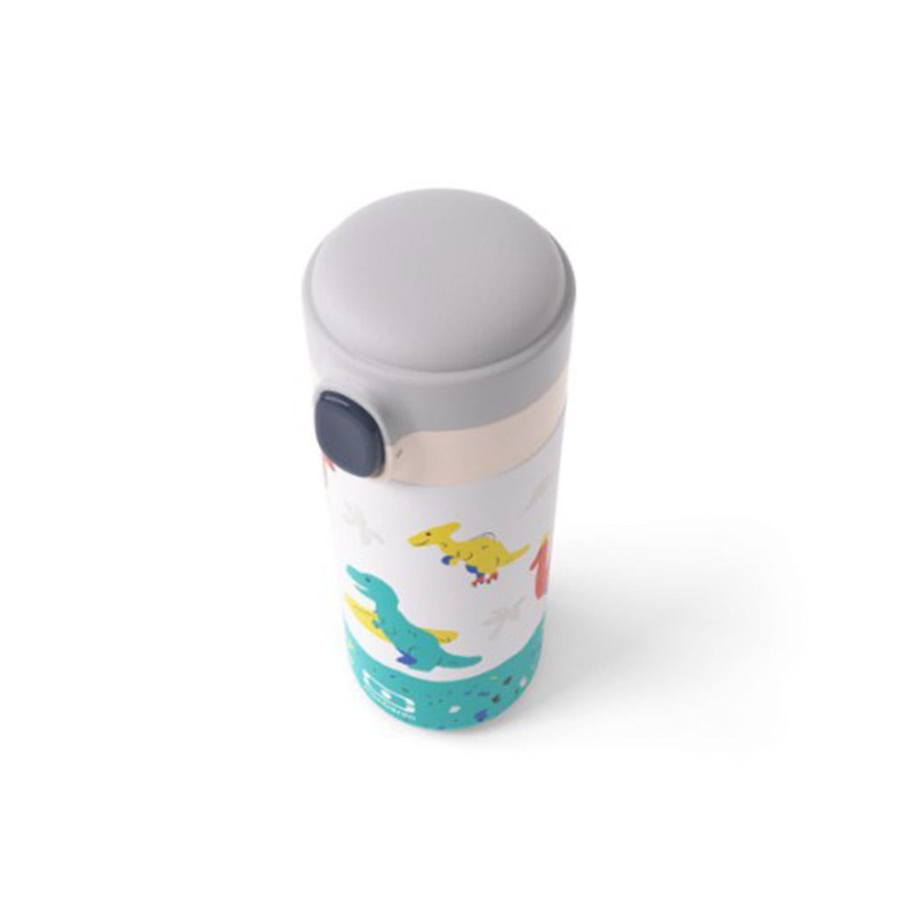 Monbento - Pop Kids Insulated Bottle - Blue Dino