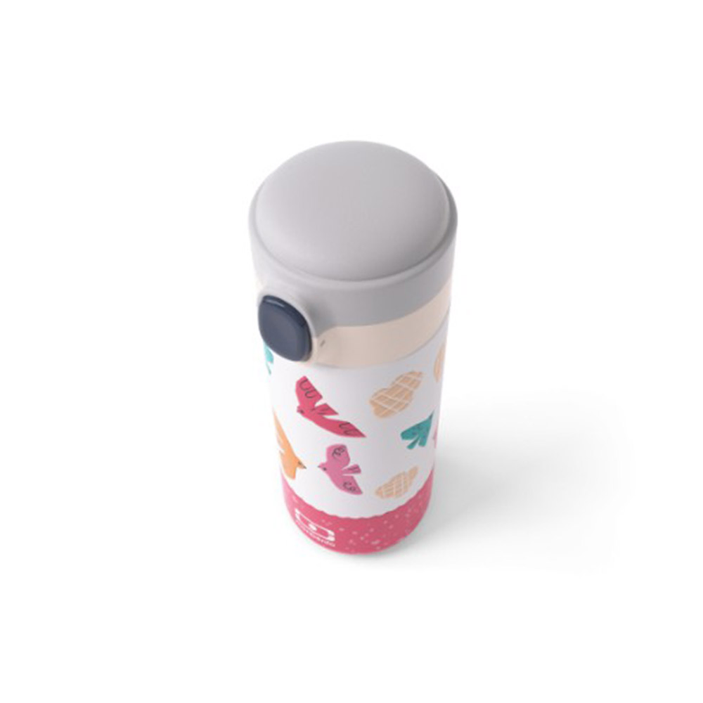 Monbento - Pop Kids' Insulated Bottle - Pink Birds