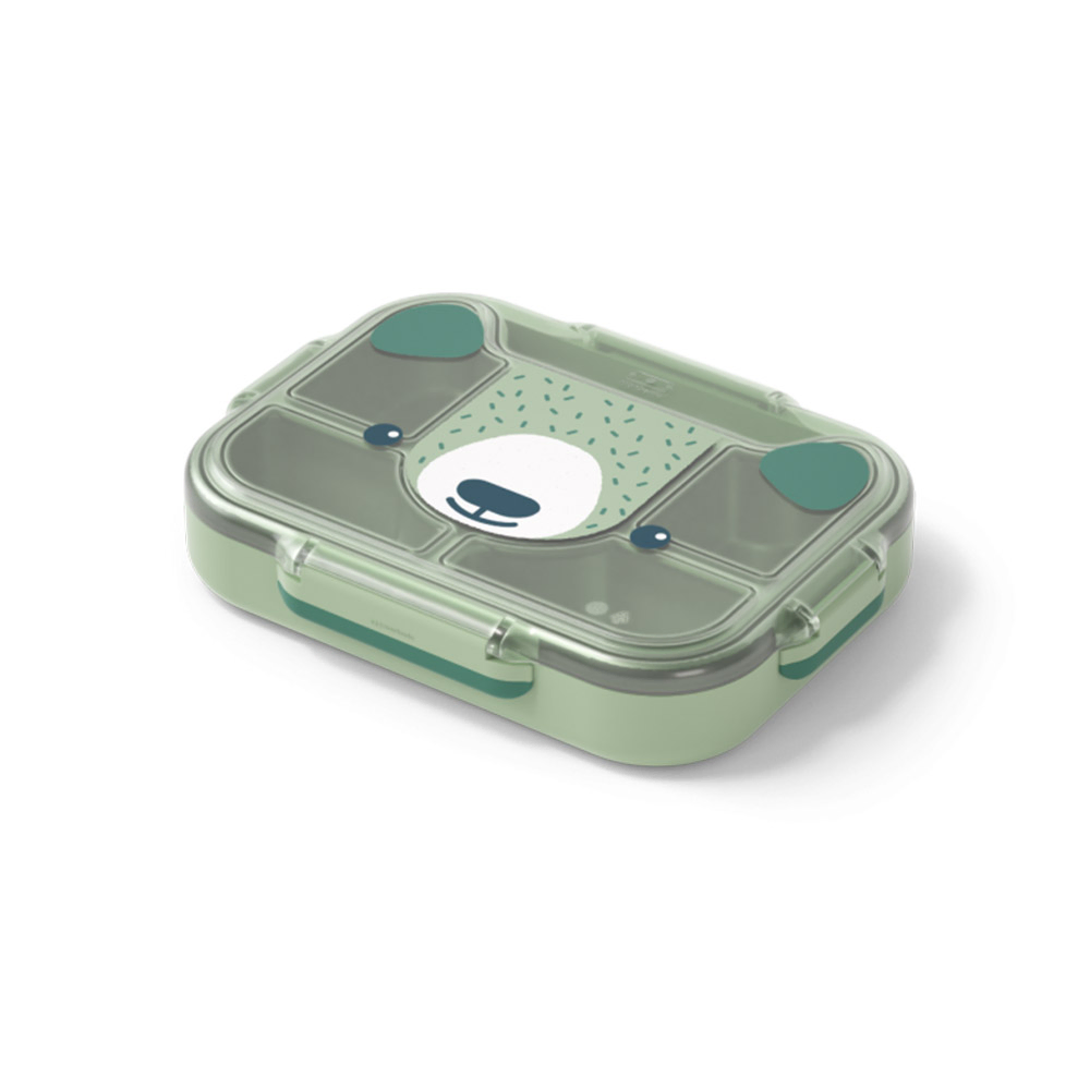 Monbento - Wonder Kids Lunch Box - Green Bear