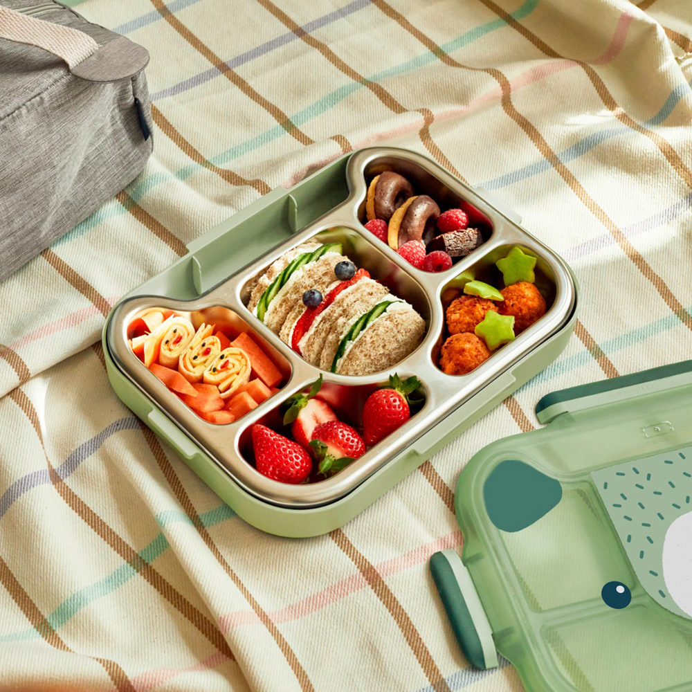 Monbento - Wonder Kids Lunch Box - Green Bear