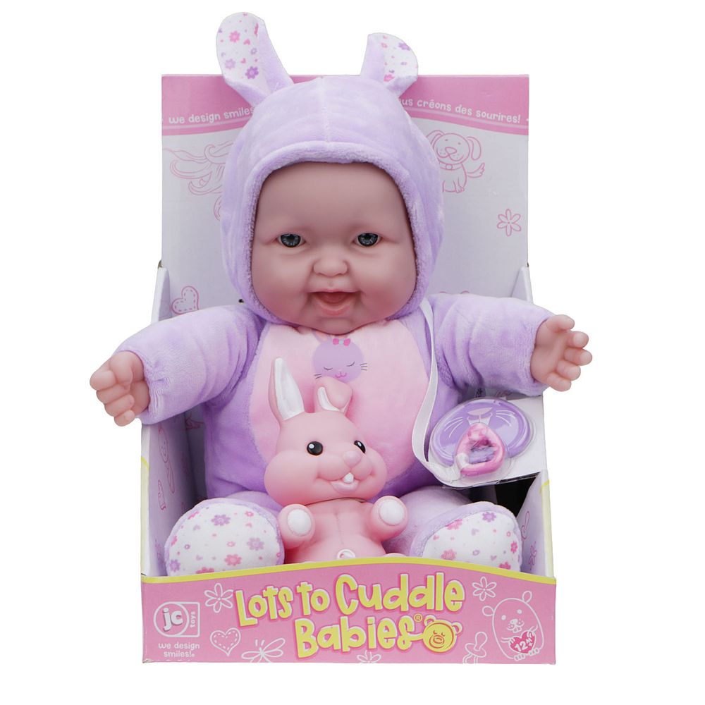 Jc Toys - Lots To Cuddle Babies - Animal Themes - 1pc - Style May Vary