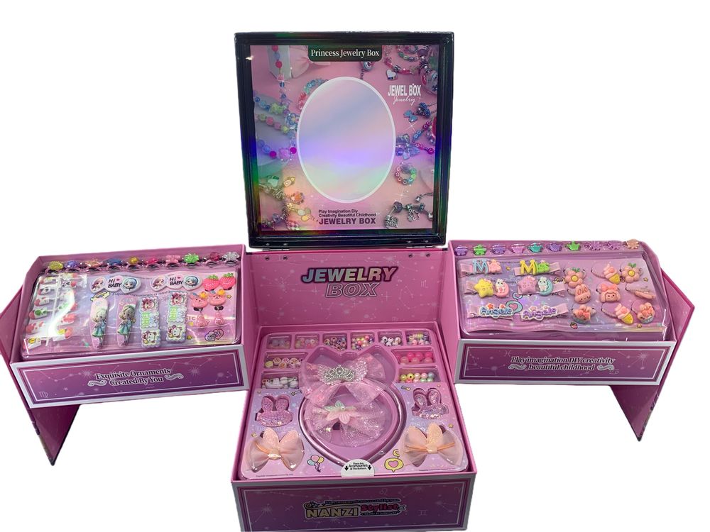 كانيا - صندوق مجوهرات الأميرة نانزي ستايلست 6 في 1 يمكنك صنعه بنفسك