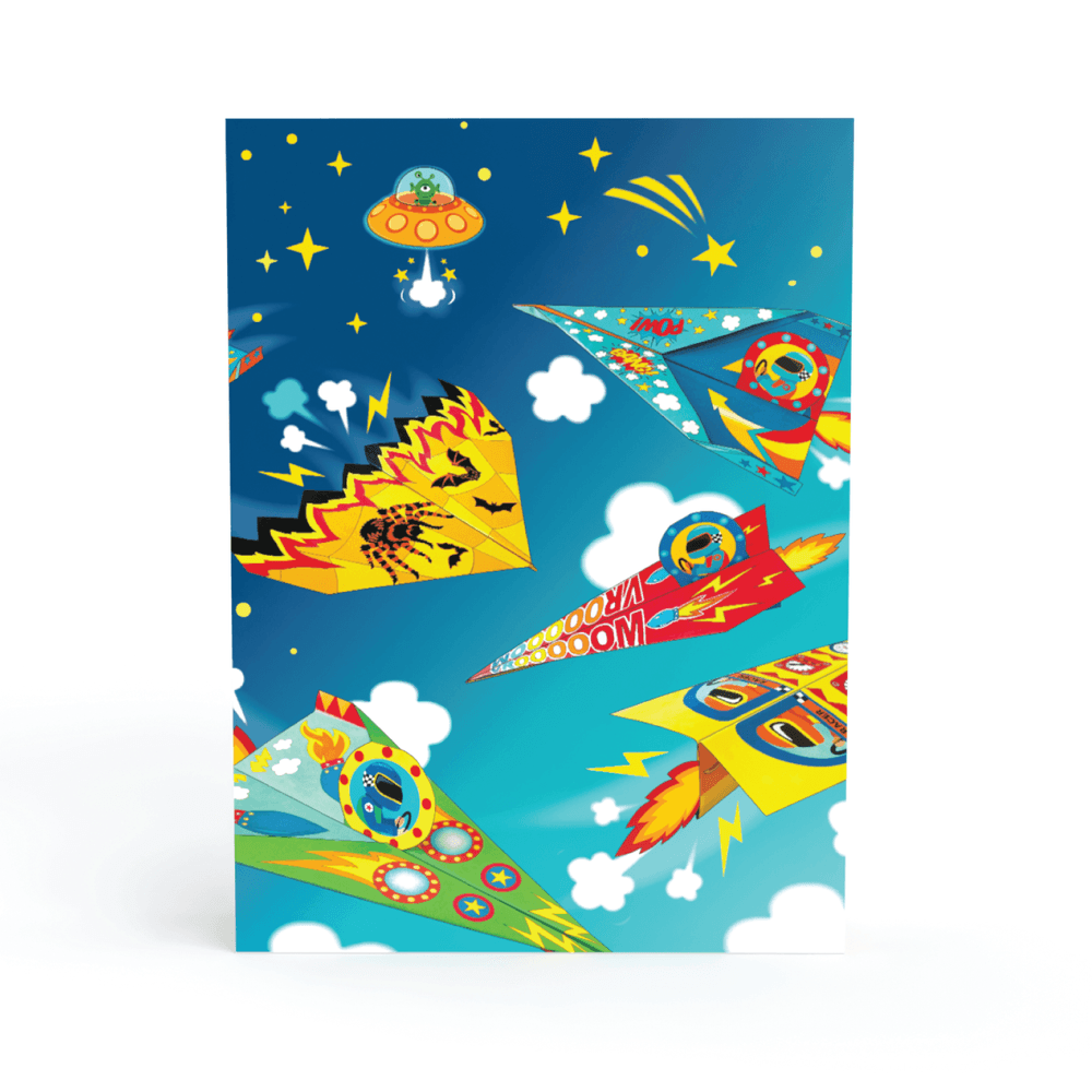 Box Candiy - Paper Planes - 20 Paper Planes To Colour In And Decorate