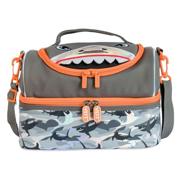Tiny Tots - Kids Thermal Lunch Bag With Compartment - Shark