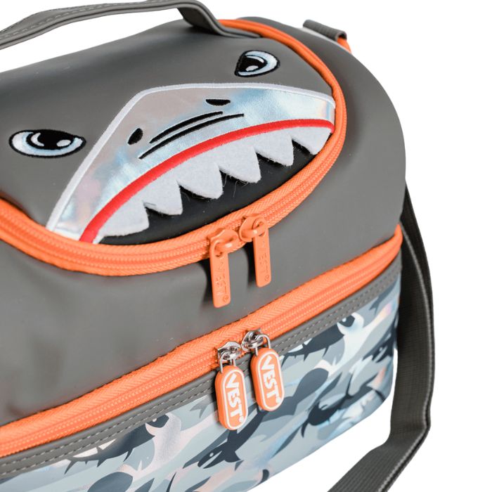 Tiny Tots - Kids Thermal Lunch Bag With Compartment - Shark