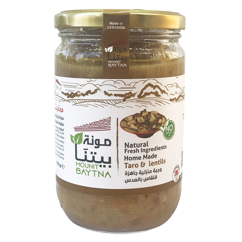 Mounit Baytna - Homemade Taro & Lentils - 600 gm
