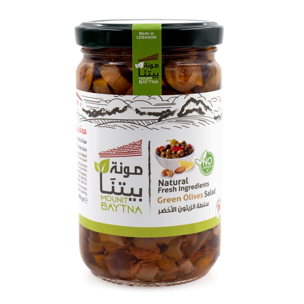 Mounit Baytna - Green Olives Salad - 400 gm