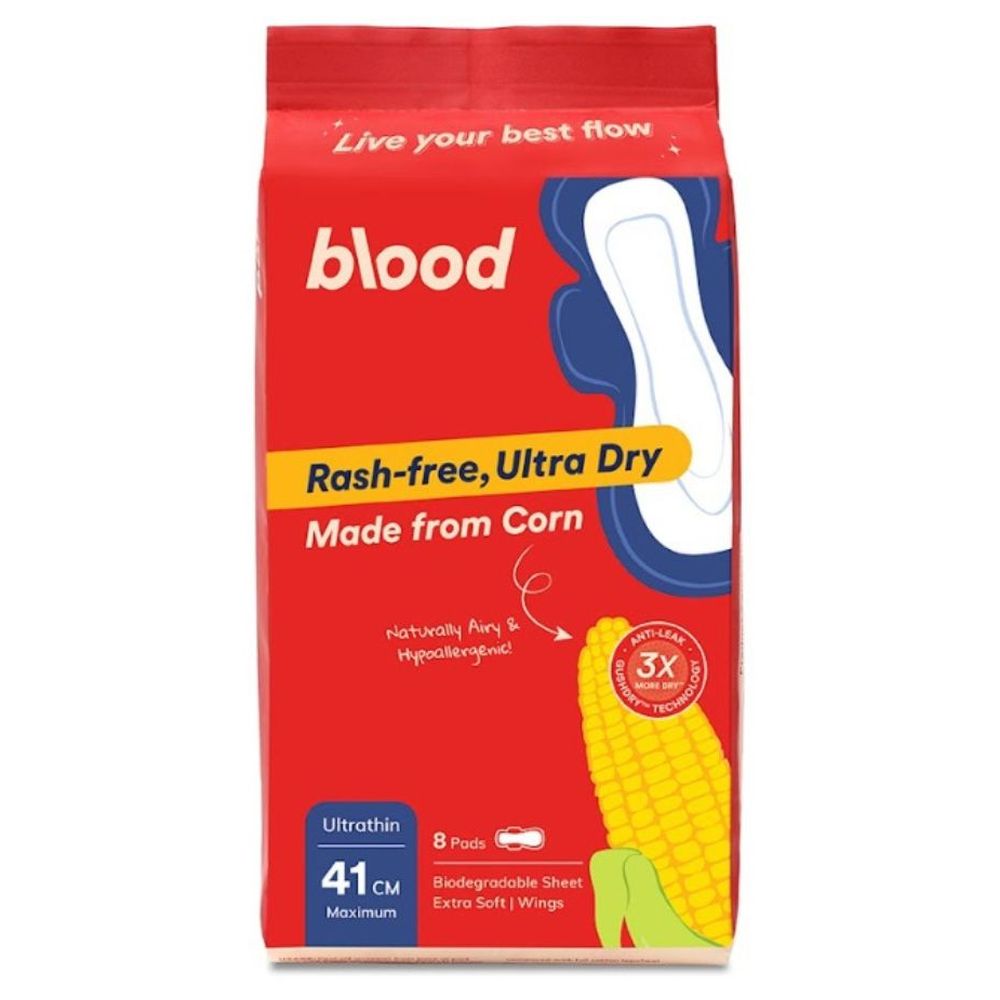 Blood - Ultra Dry Corn Pads - 8 Pcs - 41 cm