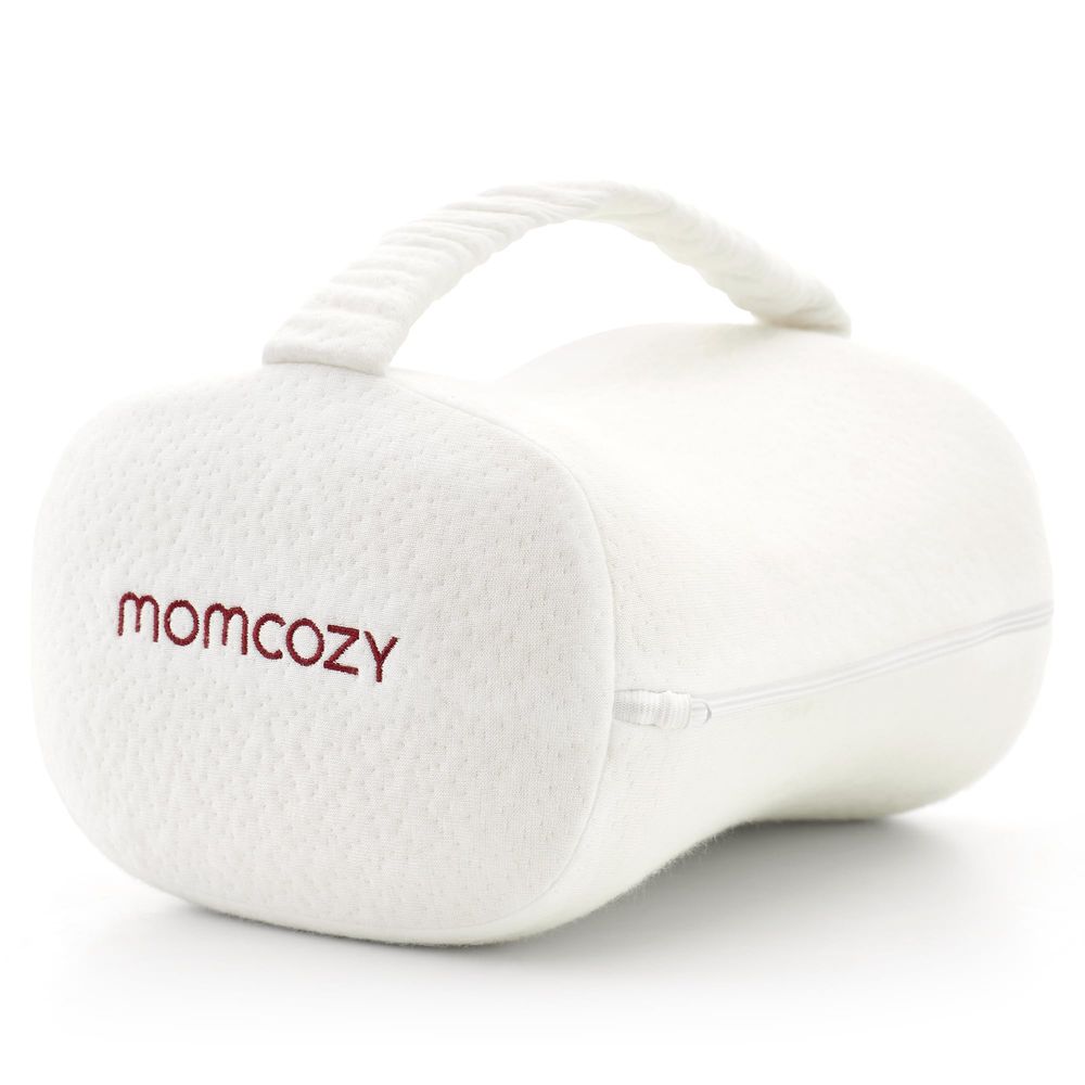 Momcozy Knee Pillow For Side Sleepers - White