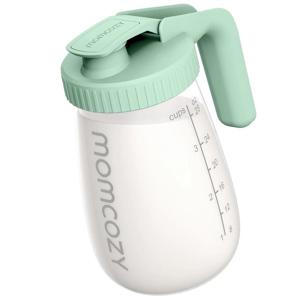 MomCozy - Breast Milk Storage Glass Container - 32oz