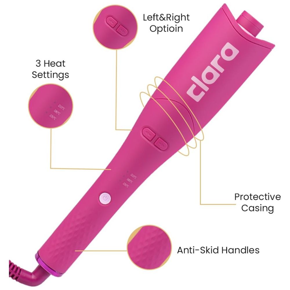 كلارا - جهاز مموج وموج الشعر الأوتوماتيكي - زهري