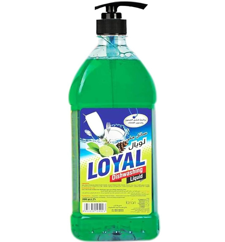 Loyal - Dishwashing Liquid - Lemon Zest & Forest Pine - Green - 1000 ml