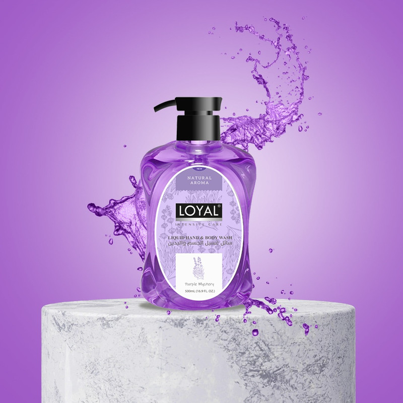 Loyal - Intensive Care Liquid Hand & Body Wash - Purple Mystery - 500 ml