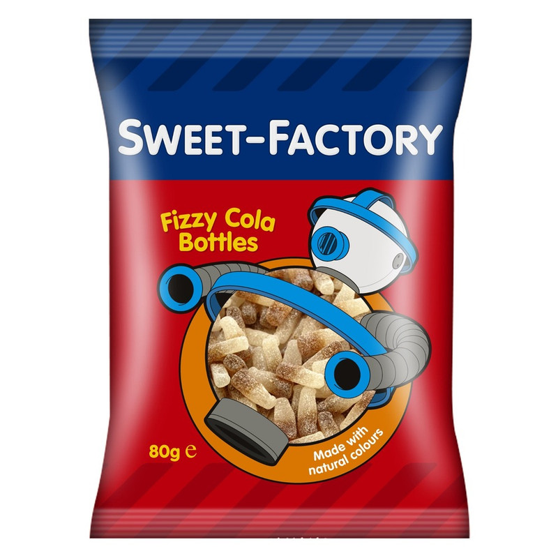 Sweet Factory - Fizzy Cola Bottles Gummies 80g
