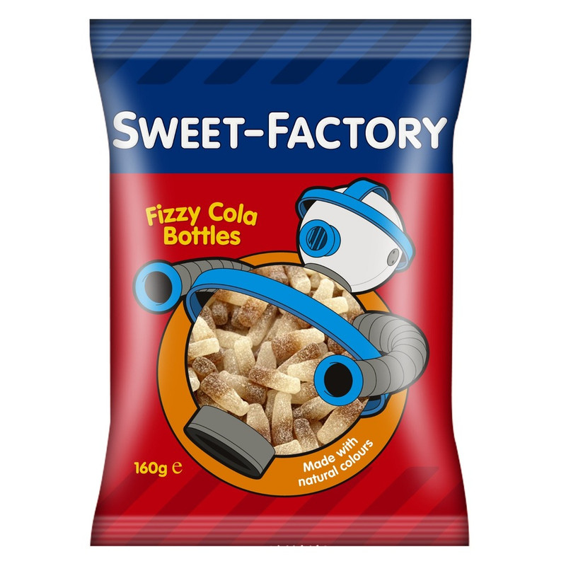 Sweet Factory - Fizzy Cola Bottles Gummies 160g