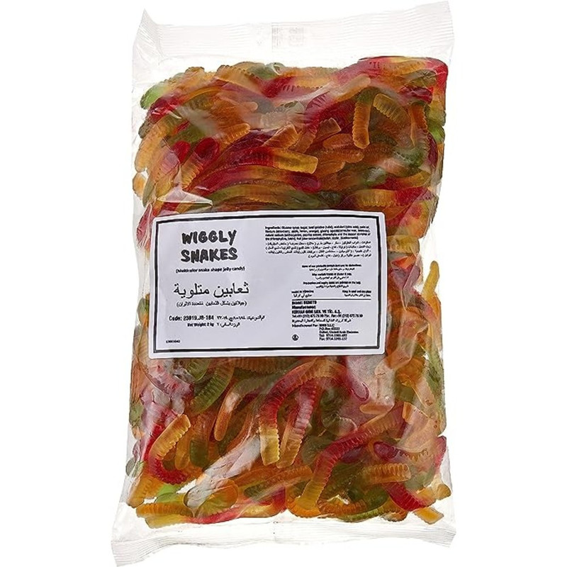 سويت فاكتوري – حلوى جيلاتينية ثعابين متعرجة – 2 كغ