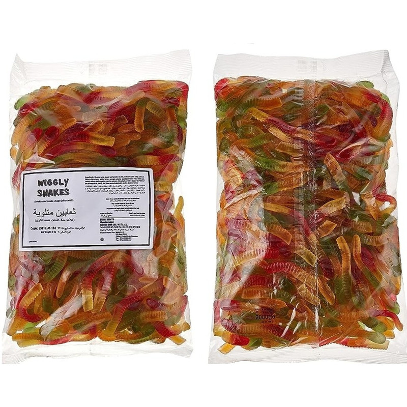 سويت فاكتوري – حلوى جيلاتينية ثعابين متعرجة – 2 كغ
