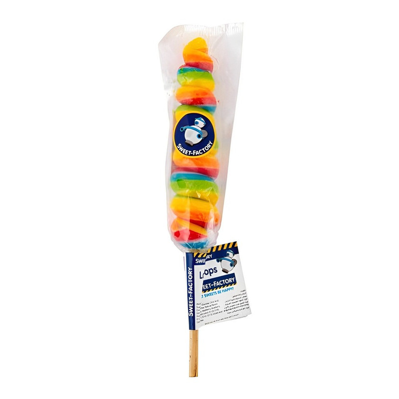 Sweet Factory - Color Spiral Lollipop 20g 1Pc - Color May Vary
