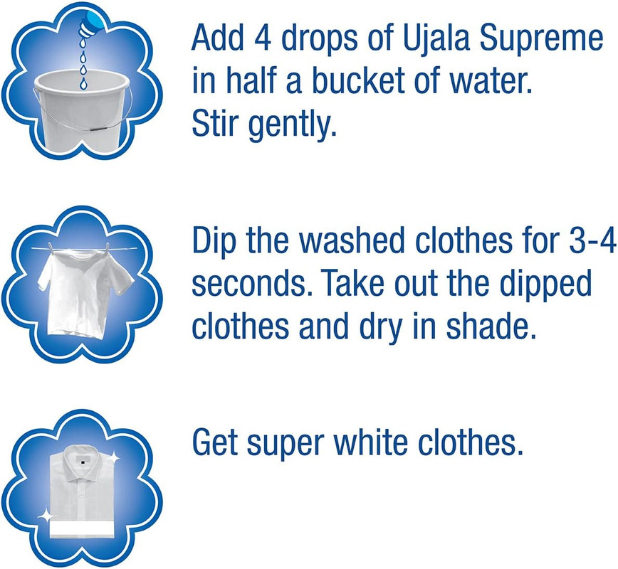 Ujala - Supreme Fabric Whitener - Pack of 2 - 75 ml