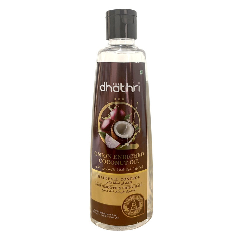 Dhathri - Hair Fall Control Onion Enriched Coconut Oil - 300 ml