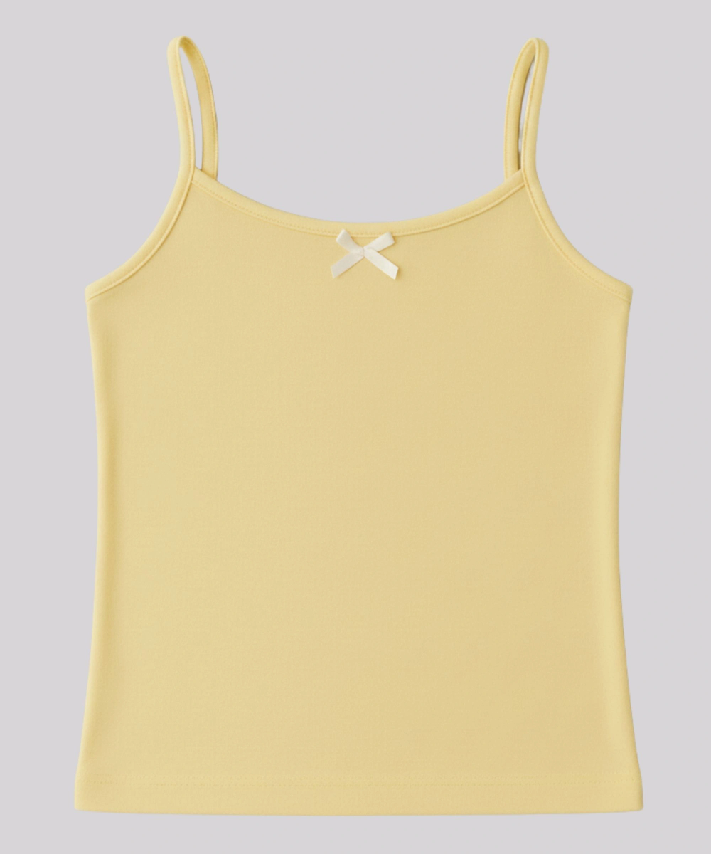 Genius - 3pc-Set - Girl's Soft Cotton Strap Vest - Multicolor