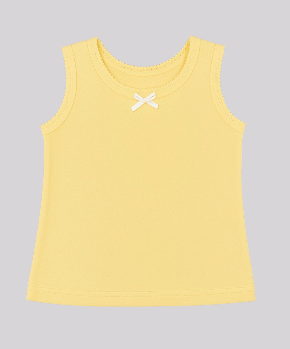 Genius - 3pc-Set - Girl's Soft Cotton Vest - Multicolor