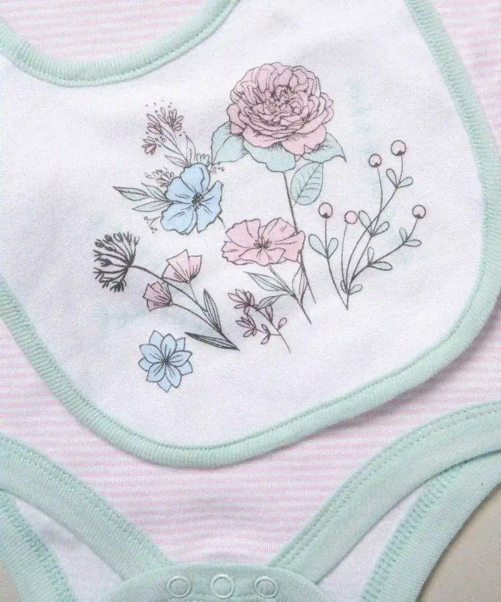 Lily & Jack - Baby Girl Bodysuit Gift Bundle - 5pc Set