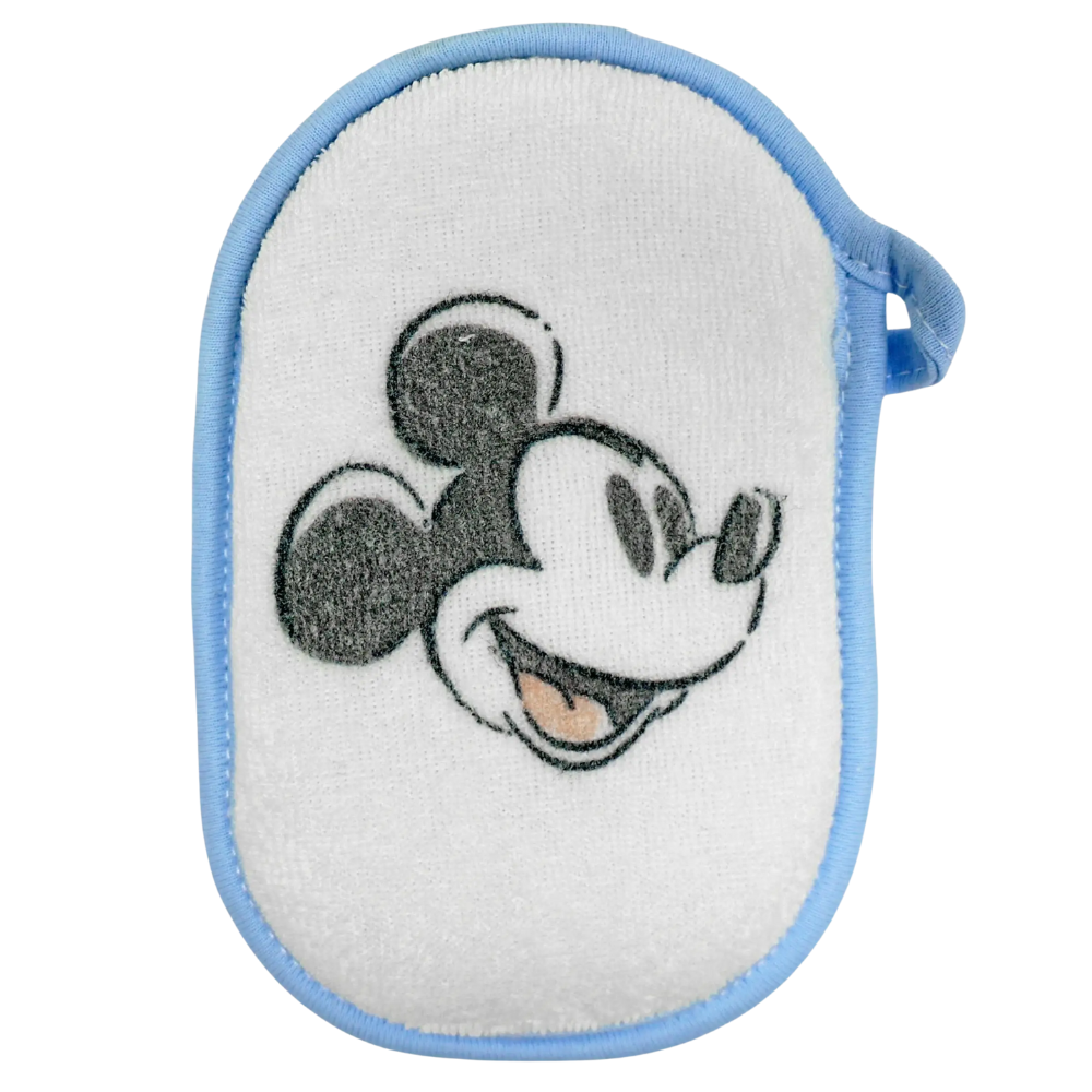 Mickey Mouse - Printed Baby Bath Sponge - Blue