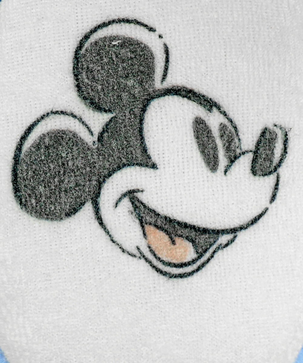 Mickey Mouse - Printed Baby Bath Sponge - Blue