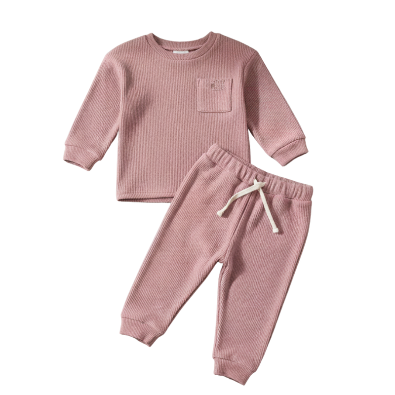 Lily & Jack - 2pc-Set - Baby Girl's Sweatshirt & Jogger - Pink