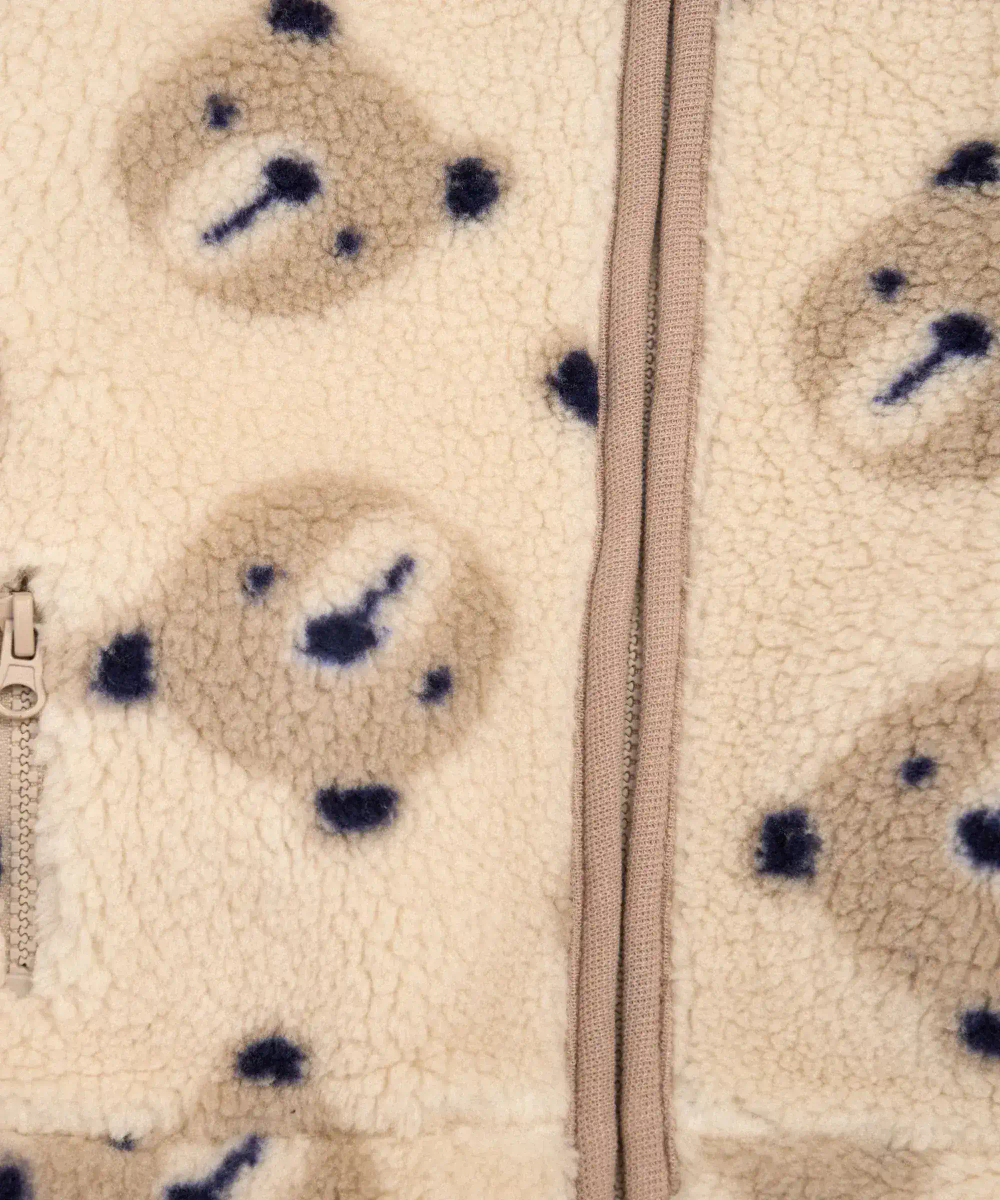 Lily & Jack - 3pc-Set - Baby Boy's Bodysuit, Jacket & Jogger - Beige/Blue