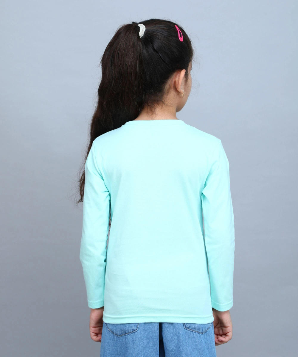 Nexgen Girls - Girl's Casual Printed T-Shirt - Blue