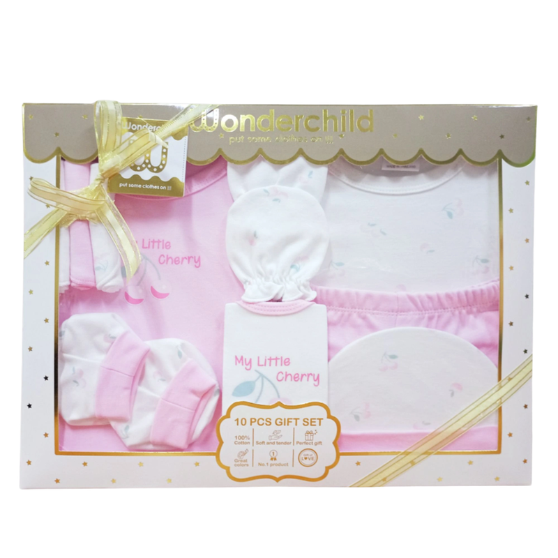 Wonderchild 10pc-Set Baby Girl Clothing Gift Pink