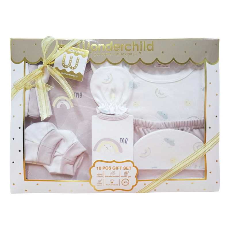 Wonderchild 10pc-Set Baby Girl Clothing Beige